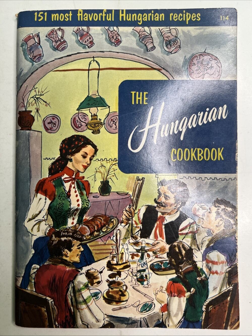 The Hungarian Cookbook European Cuisine Recipes Illustrated Paperback Book 1955